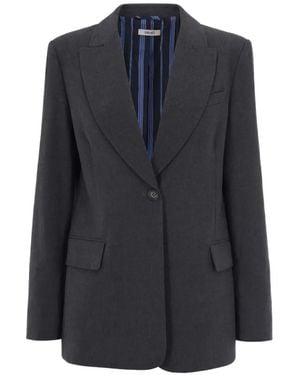 Liu Jo Flannel Blazer - Blue