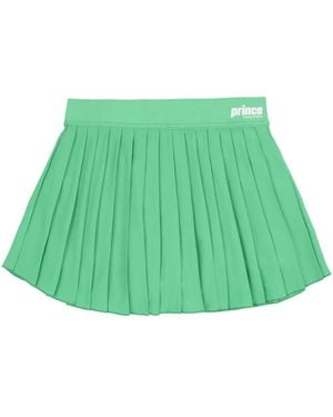 Sporty & Rich Prince Sporty Pleated Miniskirt - Green
