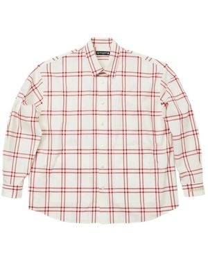 Mastermind Japan Plaid Loose-Fit Shirt - Pink