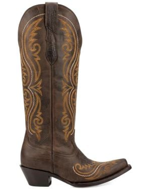 NORTALIE Samala Western Boots - Brown