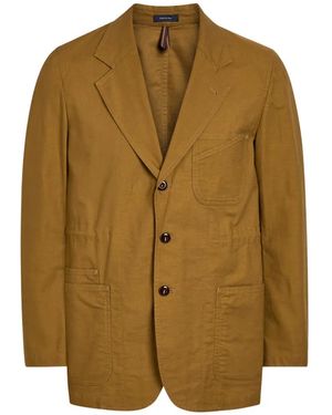 Drake's Blazer Monopetto - Marrone