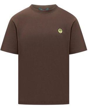 Barrow T-Shirt Mit Logo-Print - Braun