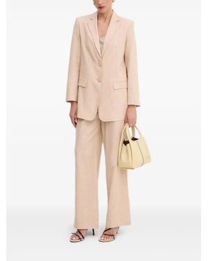 ARMANI EXCHANGE Single-Breasted Blazer - Natural