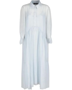 Seventy Long-Sleeve Maxi Dress - White