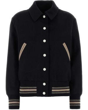 Golden Goose Journey W's Slim Bomber Jacket Ria Textured Wv - Black