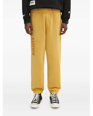 Aape By A Bathing Ape Aape Now-Logo Track Trousers - Yellow