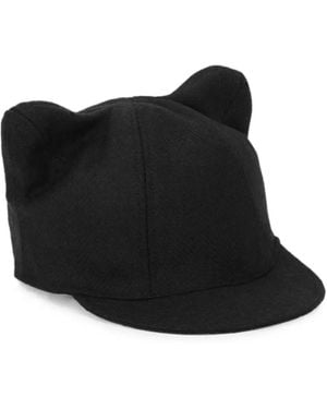 Henrik Vibskov Cara Eyed Sculptural-Detail Cap - Black