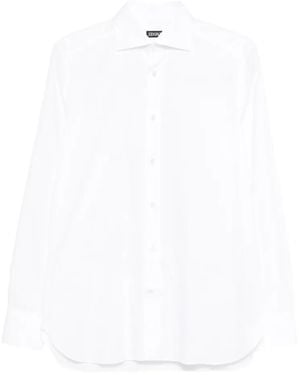 ZEGNA ロングスリーブ シャツ - ホワイト