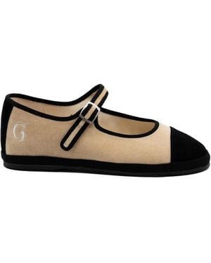 Gondolina Morosini Mary Jane Ballet Flats - White