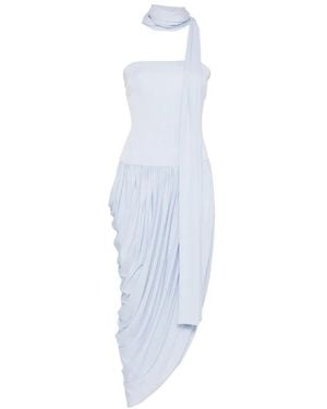 Esse Studios Strapless Draped Dress - White