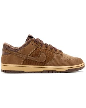 Nike Dunk Low Retro Premium Corduroy Logo Trainers - Brown