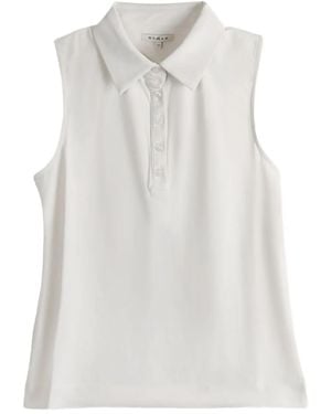 Malbon Golf Evergreen Claudia Polo Top - White