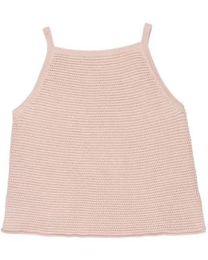 Slowear Top Slim De Algodón - Rosa