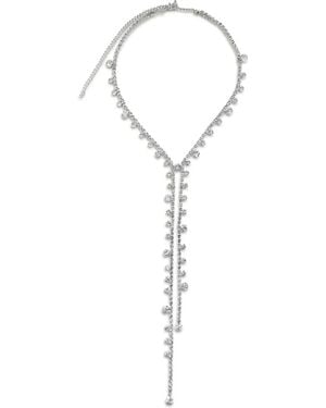 Hzmer Jewelry Crystal-Embellished Necklace - White