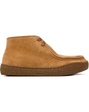Camper Peu Terreno Suede Lace-Up Boots - Brown