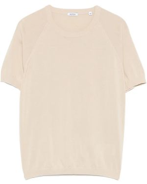Aspesi Top Met Raglan Mouwen - Wit