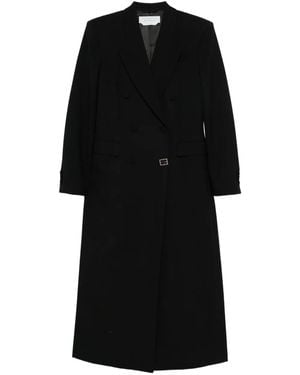 Gabriela Hearst Wool Double-Breasted Coat - Black