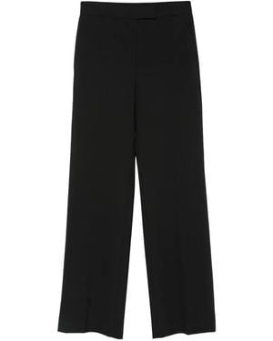 Antonelli Pressed-Crease Tailored Trousers - Black