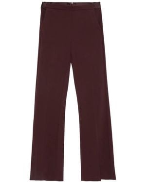 Imperial Pressed-Crease Trousers - Purple