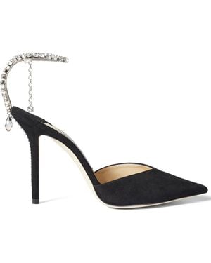 Jimmy Choo Saeda 100Mm Court Shoes - Black