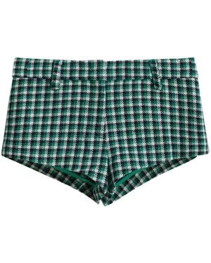 Essentiel Antwerp Pantalones Cortos Krook A Cuadros - Verde