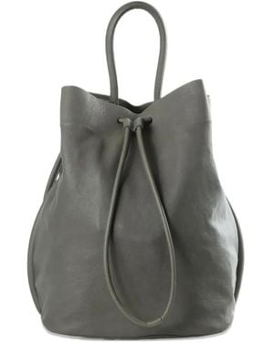 Uma Wang Grand Sac Seau À Lien De Resserrage - Grey