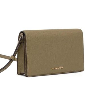 MICHAEL Michael Kors レザー ショルダーバッグ - グリーン