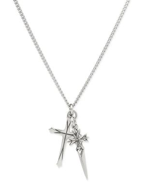 Emanuele Bicocchi Collier Pugnale+Cross - Metallic