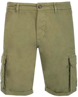 Al Duca d'Aosta Cotton Cargo Shorts - Green