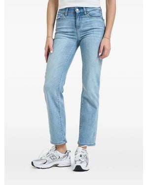 Liu Jo Rhinestone-Embellished-Pocket Jeans - Blue