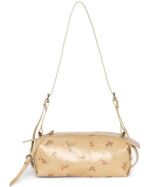 MSGM Floral Shoulder Bag - Natural