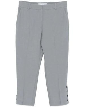 IRO Aqua Button-Embellished Pants - Gray