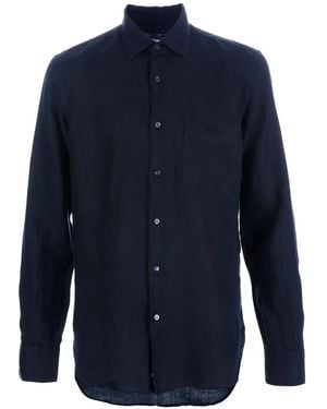 Aspesi Chest-Pocket Shirt - Blue