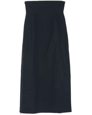 Paloma Wool Fosca Side-Zip Maxi Skirt - Blue