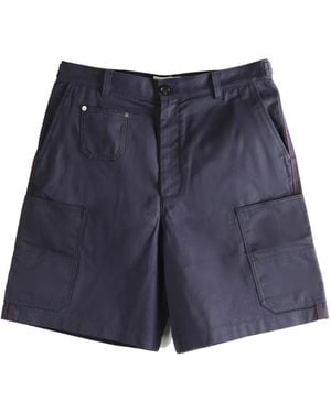 Givenchy Cargo-Pocket Shorts - Blue