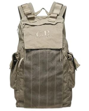 C.P. Company Rucksack Mit Fischgrätenmuster - Natur