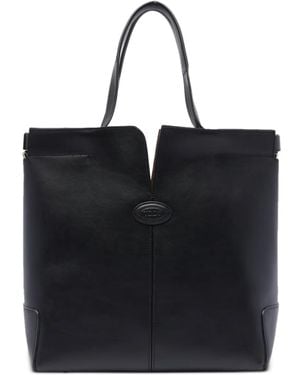 Tod's Borsa Tote Di Bag Folio Piccola - Nero