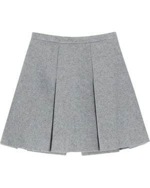 Ermanno Scervino プリーツ ミニスカート - グレー