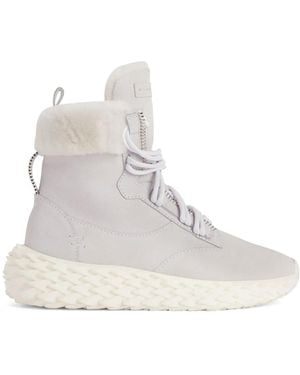 Giuseppe Zanotti Urchin Hi-Top Trainers - Natural