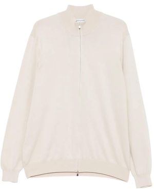 Gran Sasso ハイネック ジップ カーディガン - ホワイト