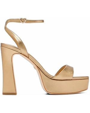 Badgley Mischka Caia Platform Sandals - White