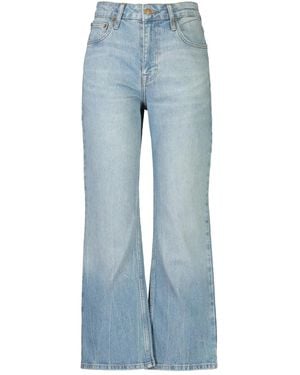 Jonathan Simkhai Zoe Wide-Leg-Jeans - Blau