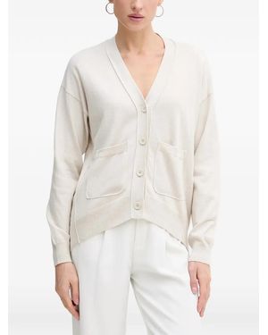 Sisley Button-Up Cardigan - White