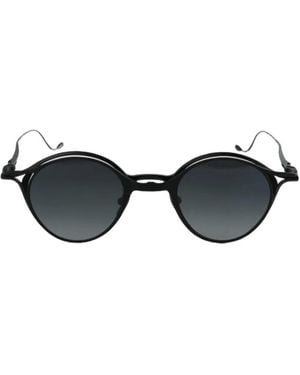 Rigards Round-Frame Sunglasses - Black