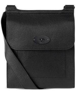 Mulberry Anthony Grained Crossbody Bag - Black
