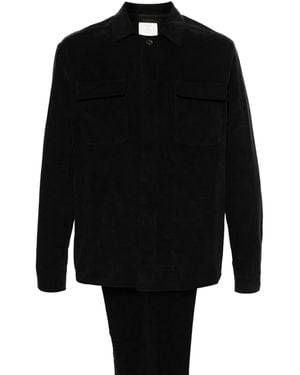 Eleventy Traje de pana - Negro