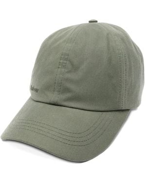 Barbour Logo-Detail Baseball Cap - Verde
