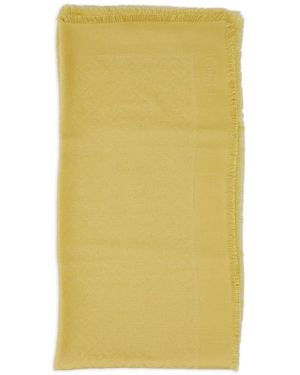 Fendi Ff Pattern Scarf - Yellow