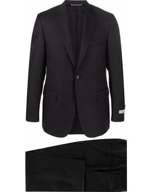 Canali Tailored Single-Breasted Suit - Black