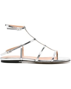The Seller T-Bar Sandals - White